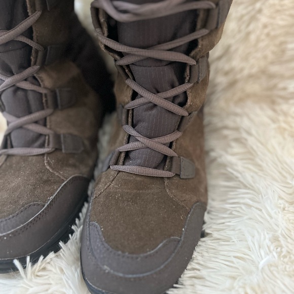 Columbia Snow Boots Women’s size 8 Ice Maiden II Boot winter brown leather - Picture 3 of 11